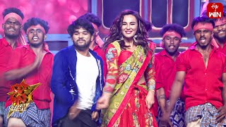 Vayyari Bhama  Rocky Performance  Dhee Celebrity Special  17th April 2024  ETV Telugu [upl. by Irby]