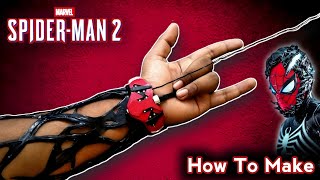 How To Make PS5 Spider Man 2 Web Shooter With Cardboard  DIY Spider Man 2 game Web Shooter [upl. by Veron]