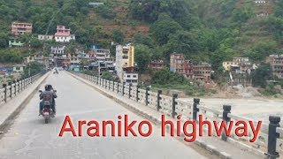 Araniko highway  dolalghat Dhulikhel roadAraniko road\kali baleko song sabita amp bikram [upl. by Marks471]