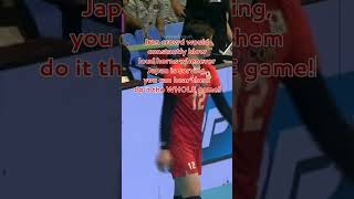 Someone threw a water bottle at Ran Takahashi 😤 shorts avc2023 volleyball [upl. by Llerrot]