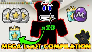 Bee Swarm Simulator  The Best Tunnel Bear Loot Compilation Ever x20 [upl. by Tongue4]