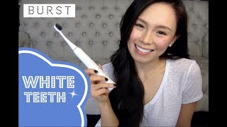 How I Keep My Teeth WHITE  BURST Sonic Tooth Brush [upl. by Barfuss]