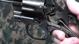 Colt Official Police Revolver Internal Workings [upl. by Olney877]