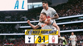 TOTTENHAM HOTSPUR 31 NOTTINGHAM FOREST  PREMIER LEAGUE EXTENDED HIGHLIGHTS [upl. by Abbi]