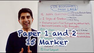 IB Economics Paper 1 amp 2  15 Marker Question  Exam Technique [upl. by Lertram]