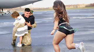 Most Emotional Soldiers Coming Home Compilation [upl. by Velick]