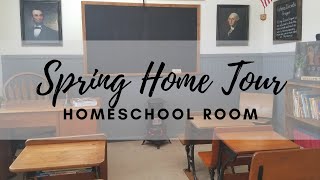 Spring Home Tour 2020  Homeschool Room  Episode 3 [upl. by Elimaj]