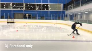 6 skating progression hockey drills [upl. by Fruma]