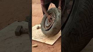 SKILLS BEFORE INFLATING A TYRE [upl. by Mott]