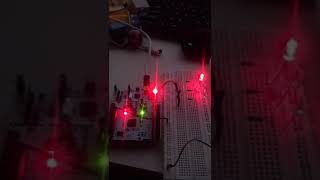 Embedded C STM32 NUCLEOF446RE with 3 LEDs  IITM DIY prototype [upl. by Eenwat]