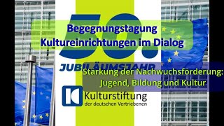 Stärkung der Nachwuchsförderung Jugend Bildung und Kultur [upl. by Hymen]