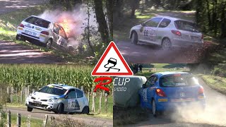 Rallye de haute Saône 2024  Crashes Mistakes  by Rcup Vidéo [upl. by Anirehtak800]