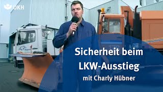 Sicherheit beim LKWAusstieg  Der RetroFilm mit Charly Hübner [upl. by Tiena754]