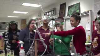 Jamie Munkatchy teaches making biofuel [upl. by Markman]