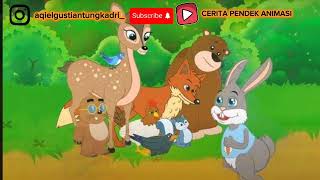 CERITA KELINCI DAN KURAKURA 🐰🐢 ceritapendek animation ceritaanimasi kartun [upl. by Bahe]