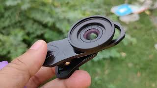 Apexel 2in1 120 Degree Wide Angle  10x Macro Phone Lens Review [upl. by Adaurd]