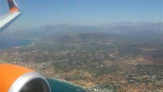 Anflug und Landung in Heraklion Kreta 27 mit TuiFlyB738 im HapagLloyd Design [upl. by Amehsyt623]