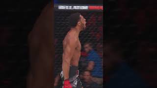 AJ McKee with the explosive finish 💥 MMA Bellator Shorts [upl. by Almond]