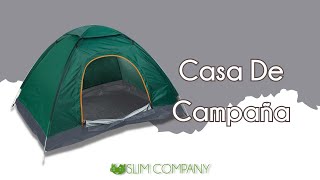 Como Armar Y Desarmar Una Casa De Campaña Portátil Tienda Para 1 Persona Camping Refugio │ Slim Co [upl. by Bigg224]