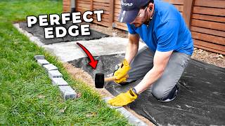 How to Make a Raised Garden Bed with Paver Edging [upl. by Eylhsa]