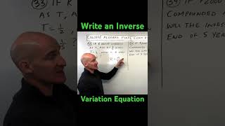 Write an Inverse Variation Equation [upl. by Adnolehs]