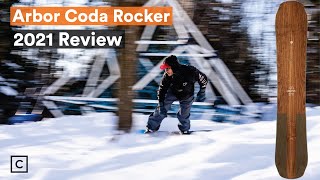 2021 Arbor Coda Rocker Snowboard Review  Curated [upl. by Ajup263]