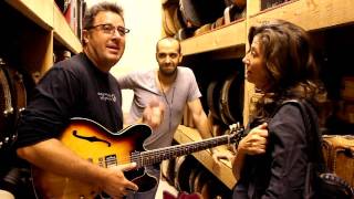 Vince Gill and Amy Grant at Normans Rare Guitars [upl. by Ahtnamys]