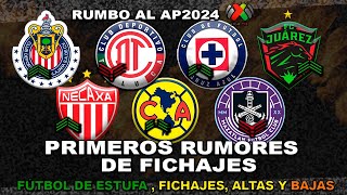 ✅ ¡PRIMEROS RUMORES DE FICHAJES LIGA MX APERTURA 2024 PAREDES AL AMÉRICA FICHAJE PARA CHIVAS [upl. by Inajna310]