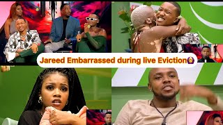 BBMZANSI 2024 SHOCKING LIVE EVICTION🙆‍♀️ JAREED EMBARRASSED BY MEELAY DURING SUNDAY LIVE EVICTION [upl. by Aneba]