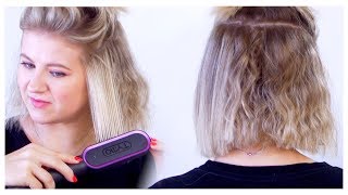 Best Hair Brush Straightener For ALL HAIR TYPES 😲 [upl. by Urbas]