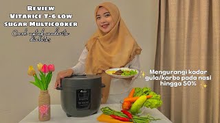 Review Vitarice T—6 Lowsugar Multicooker  Memasak nasi rendah gulaamp bebas pestisida [upl. by Enrico285]