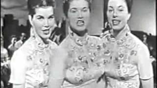 The McGuire Sisters sing quotPicking Sweetheartsquot  1953 [upl. by Iuqcaj]