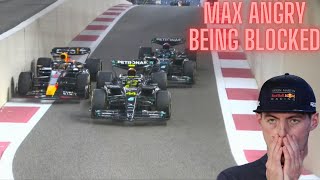 Max verstappen angry being blocked in pitlane f1 maxverstappen abhudhabi formula1 formula [upl. by Nilrev409]