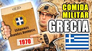 Probando COMIDA MILITAR de GRECIA de 1970  MRE Grecia [upl. by Forster]