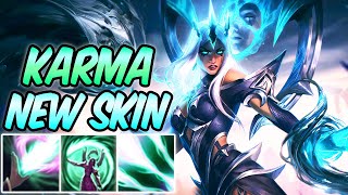 NEW KARMA SKIN  RUINED KARMA MID GAMEPLAY FULL AP  Build amp Runes  League of Legends  Season 11 [upl. by Nojad]