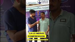 L4L5 NERVE ROOT COMPRESSION CHIROPRACTIC ADJUSTMENT IN JAIPUR shorts chiropractor [upl. by Davison682]