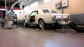 Ford Mustang 66 V8 302 dyno run [upl. by Hayott]