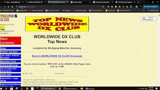 TRRS 2398  A Plethora of DX News  WORLDWIDE DX CLUB quotTop Newsquot [upl. by Htnnek]