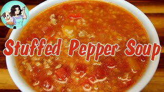 Quick and Easy Stuffed Pepper Soup  WW Weight Watchers NEW Personal Points Plan  Viewer Recipe [upl. by Rhona]