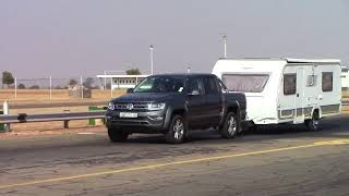 Amarok 20BiTDI vs Amarok V6 with a caravan [upl. by Notxap486]