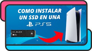 Como instalar un disco SSD en la PS5  WDBlack SN850P [upl. by Aihsemat]