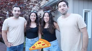 TWIN COUPLE PIZZA DELIVERY DEJAVU PRANK [upl. by Yssirc13]