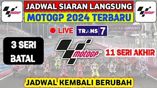 Jadwal MotoGP 2024 Terbaru  Kalender Motogp 2024 terbaru  Jadwal MotoGP 2024 terbaru Live Trans7 [upl. by Esya]