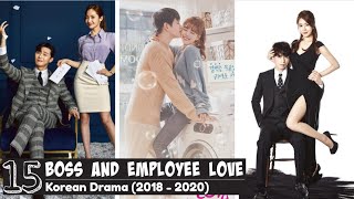 Top 15 Best Boss And Employee Love Korean Drama Updated KDrama List  2018 to 2020 [upl. by Anibur]