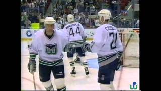 Hartford Whalers Final Game  Entire Game [upl. by Airad]