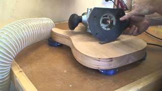 Stratocaster Guitar Build  Part 7  How to Build A Stratocaster Body [upl. by Kcarb]