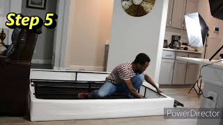 How to set up Mainstays Box Spring Assembling Box Spring [upl. by Rentschler]