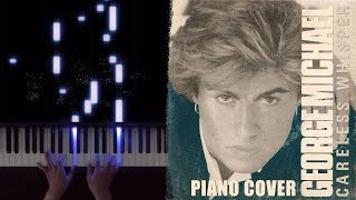 CARELESS WHISPER  GEORGE MICHAEL  Piano Tutorial [upl. by Arikal]