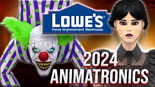 New Lowes Halloween Animatronic Lineup UPDATED Demos with Prices [upl. by Anohr210]