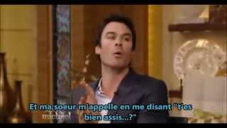 Ian Somerhalder Interview on Kelly and Michael 171013 VOSTFR [upl. by Etteoj]